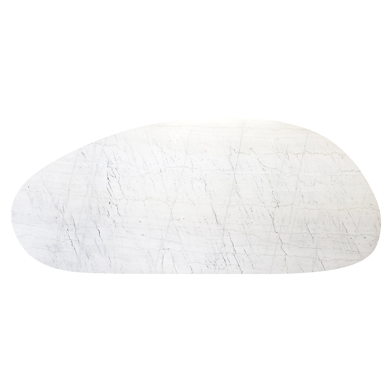 Dining table Trocadero white (Black/white)