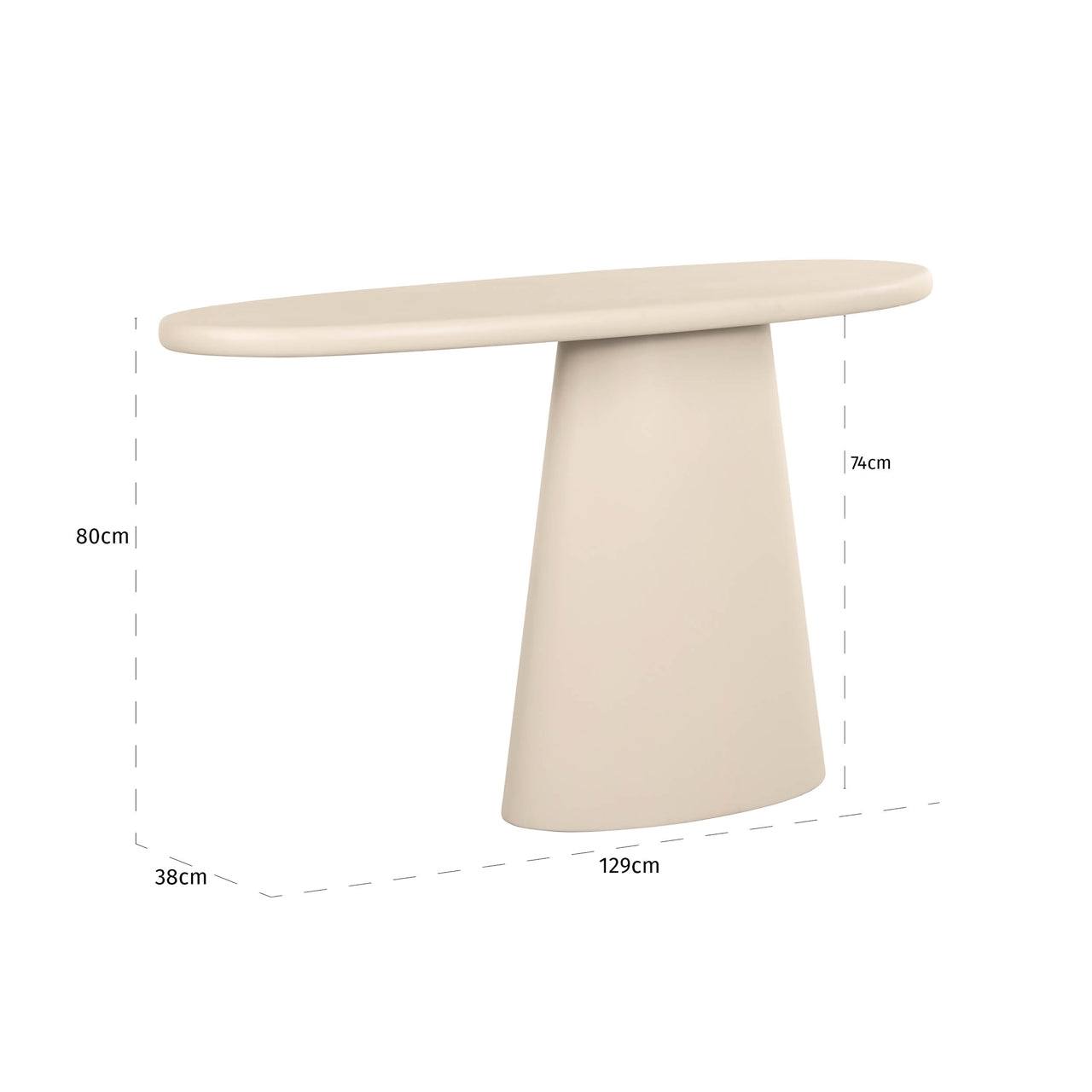 Console Clayton beige