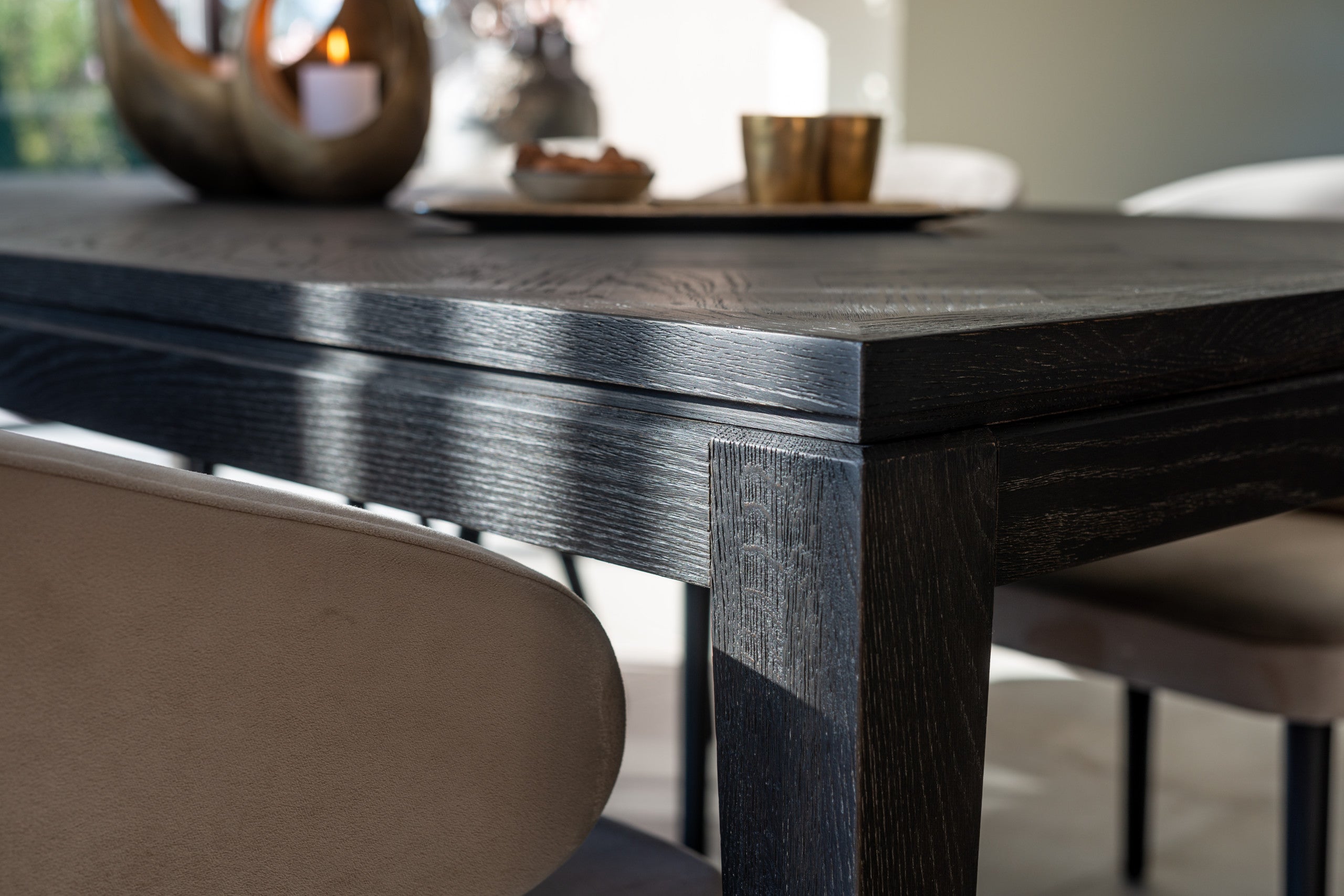 Bar stool Indigo khaki velvet