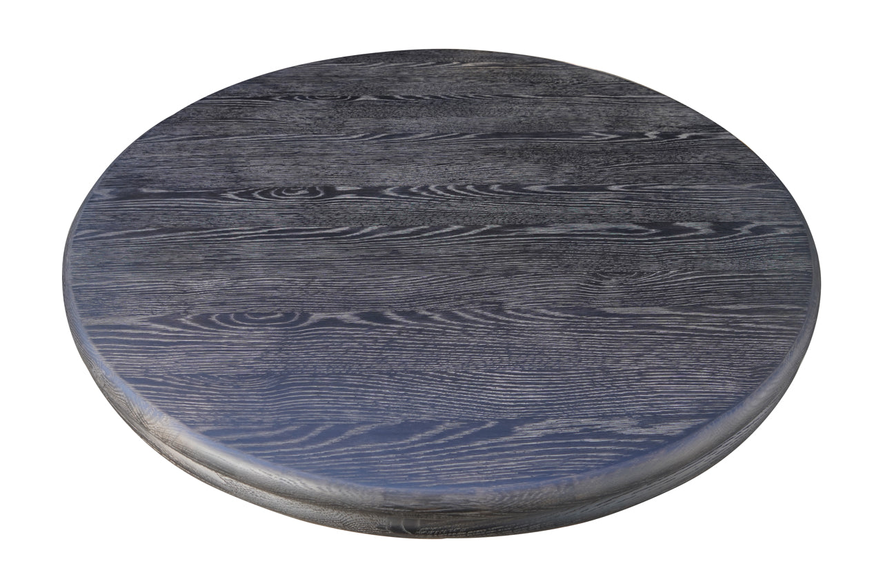 Dining table Macaron black rustic 130Ø