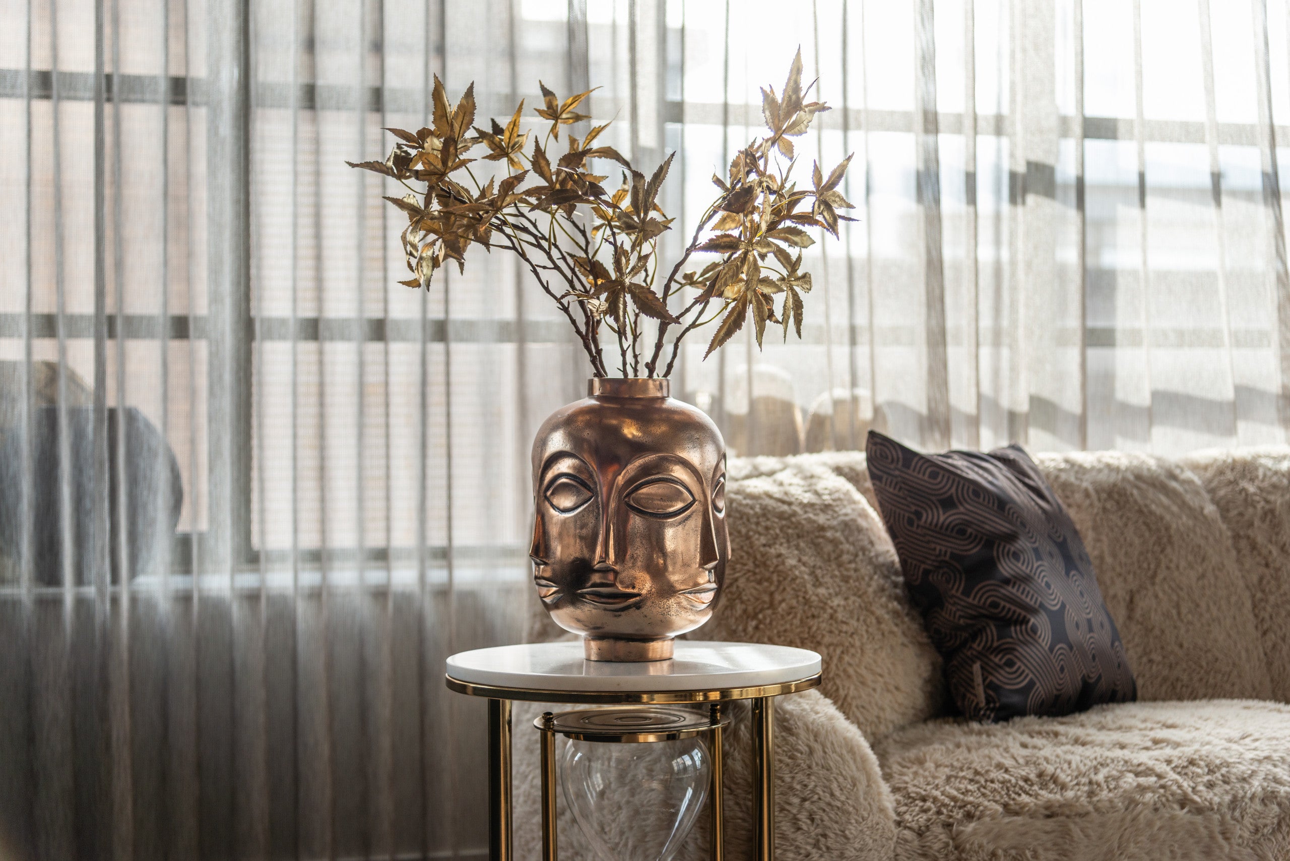 End table Tempus gold
