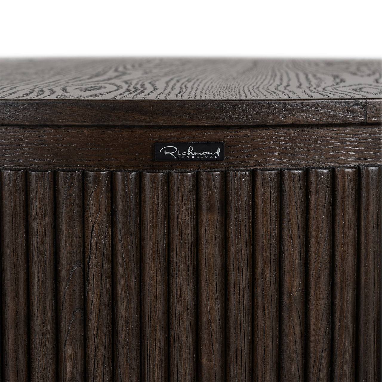 Coffee table Luxor 95Ø (Brown)