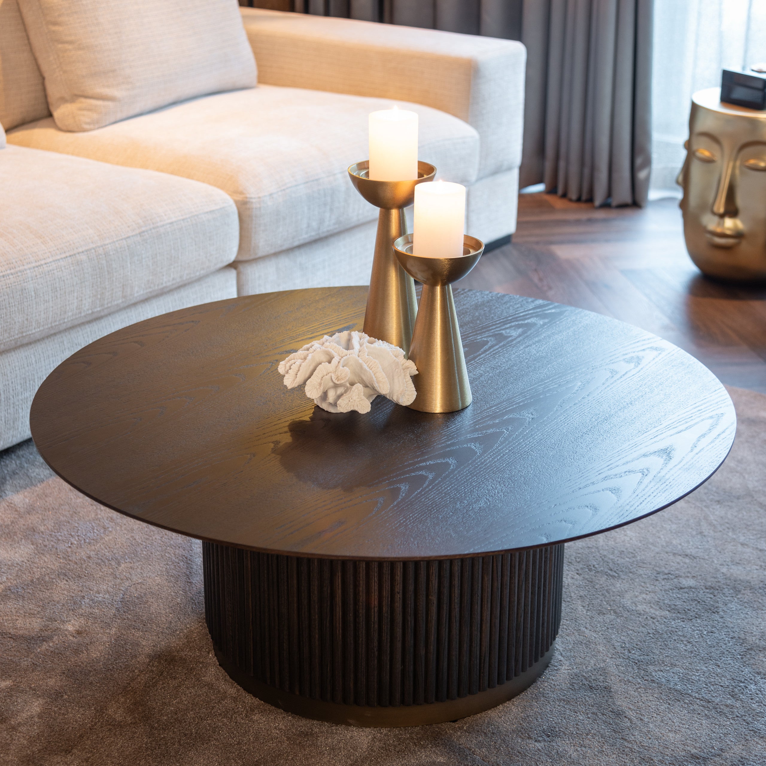 End table Christy gold
