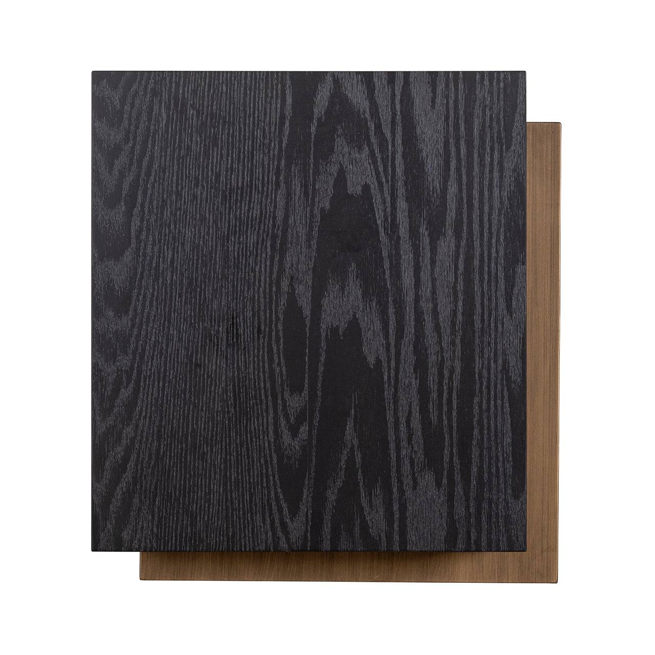 End table Cambon layered (Dark coffee)