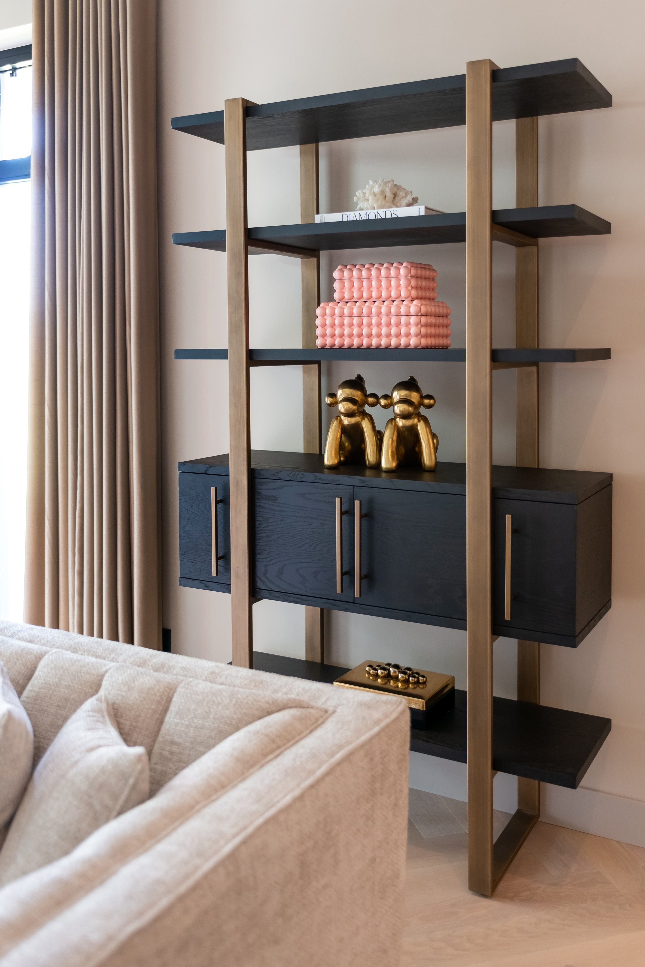 Display cabinet Cambon dark coffee