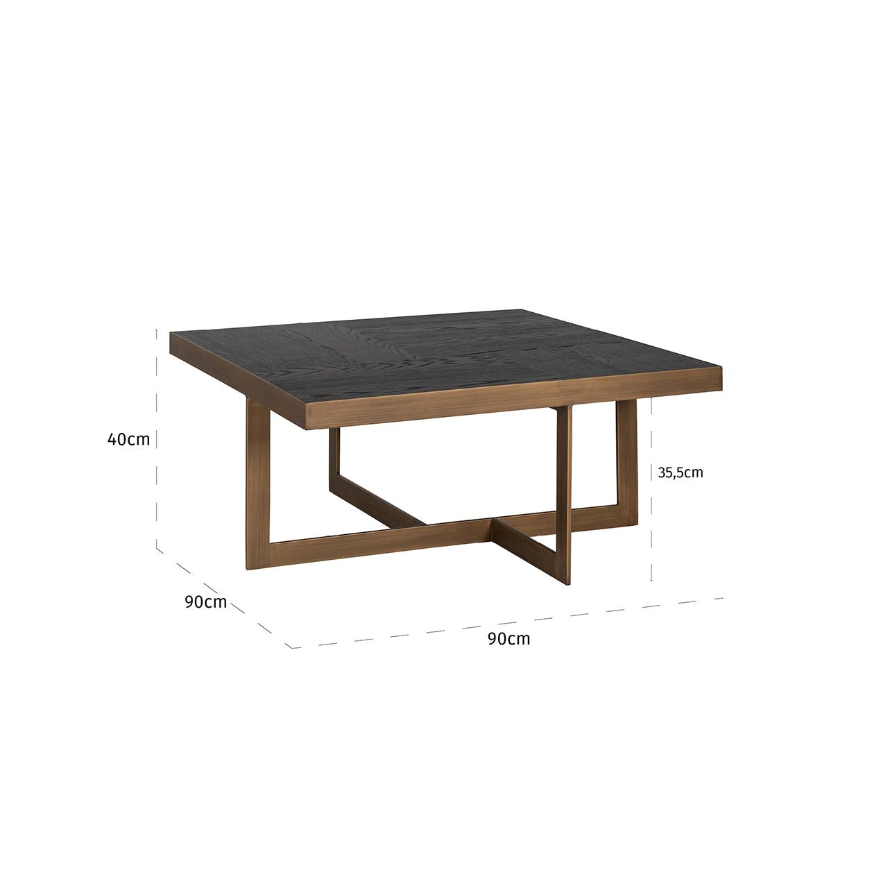 Salontafel Cambon (Donkere koffie)