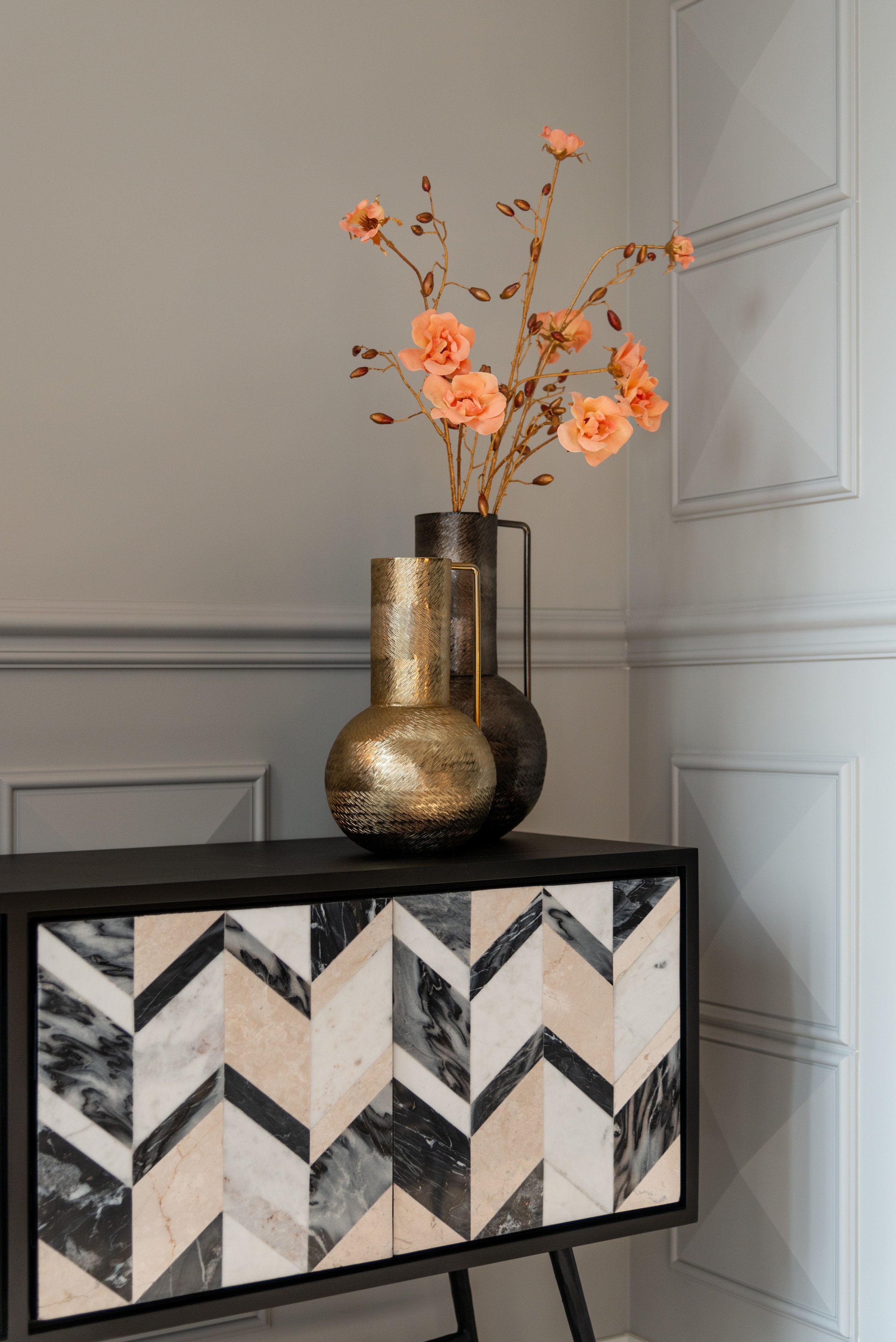 Vase Leia gold small