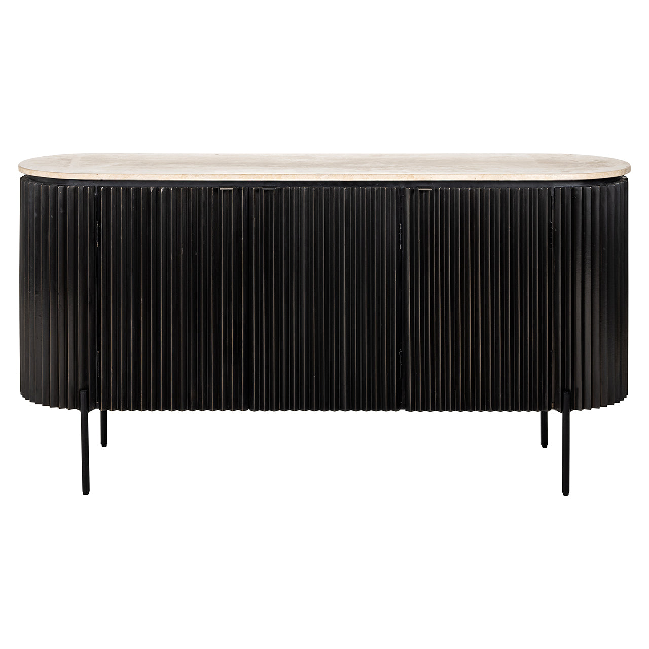 Dressoir Hampton 3-deurs (Donkerbruin)