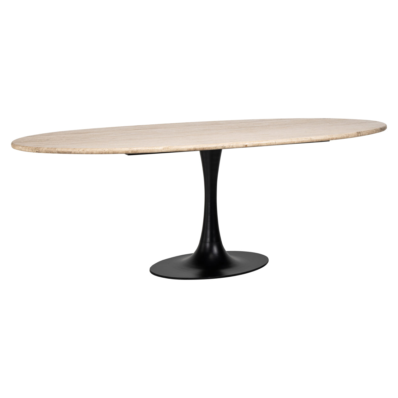 Dining table Hampton black oval 230