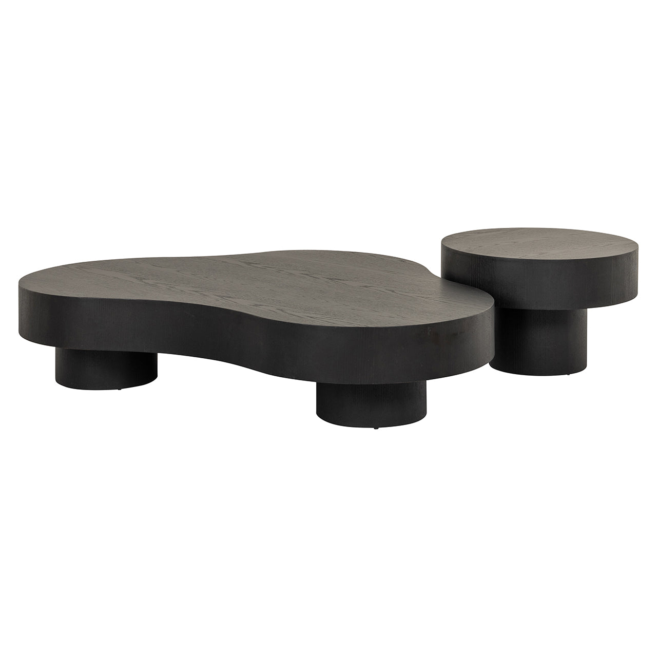 Salontafel Bogor set van 2 donkere koffie (Donkere koffie)