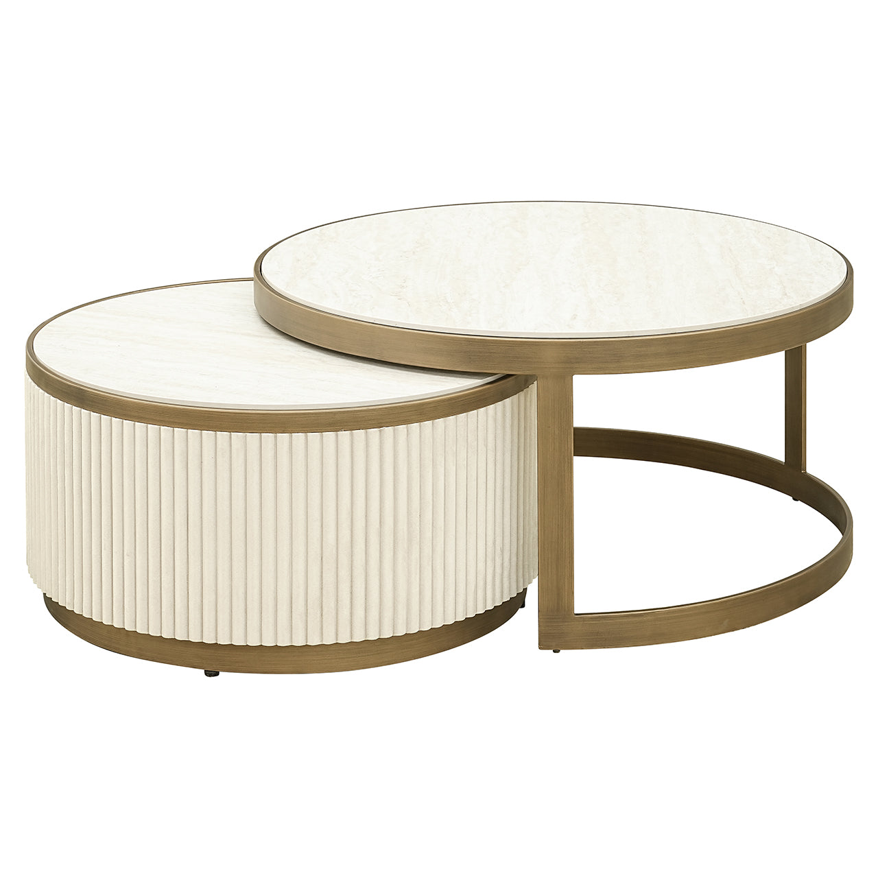 Salontafel Tivoli set van 2 (Wit)