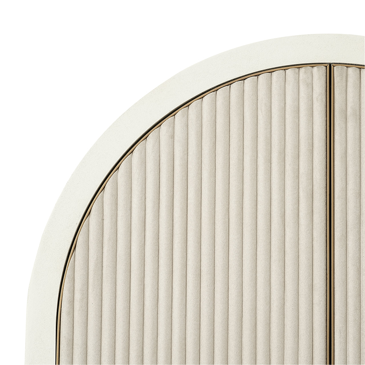 Cabinet Tivoli with arched top 2-doors (White)