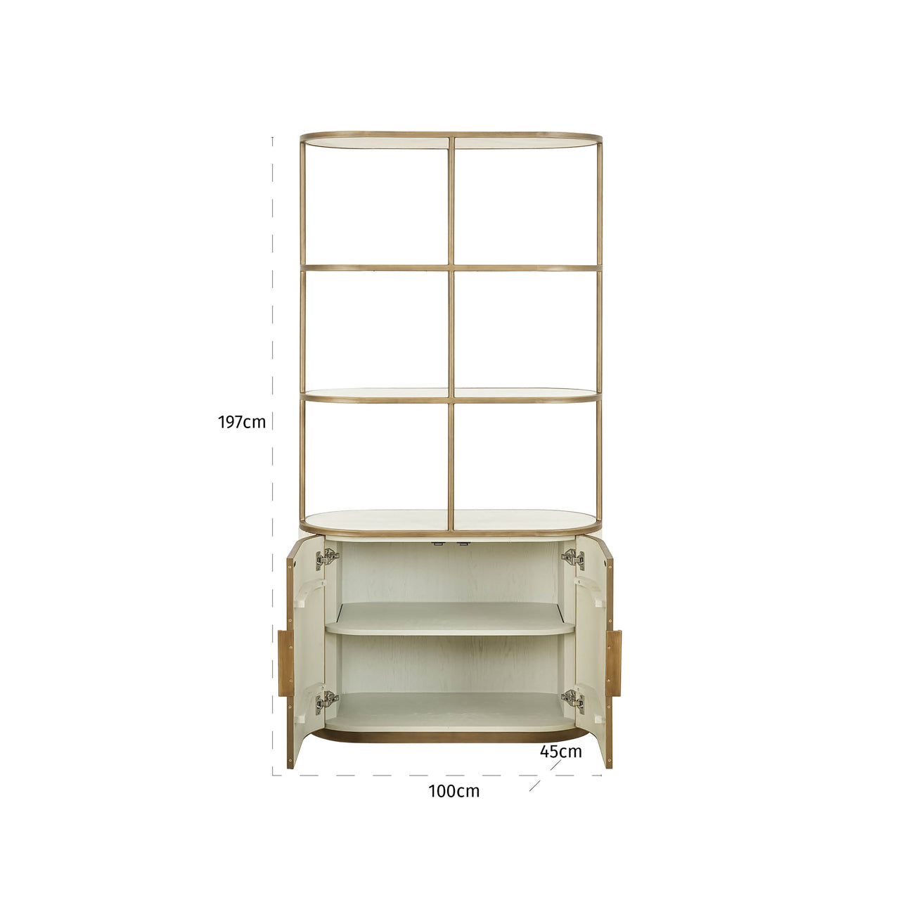 Storage cabinet Tivoli white
