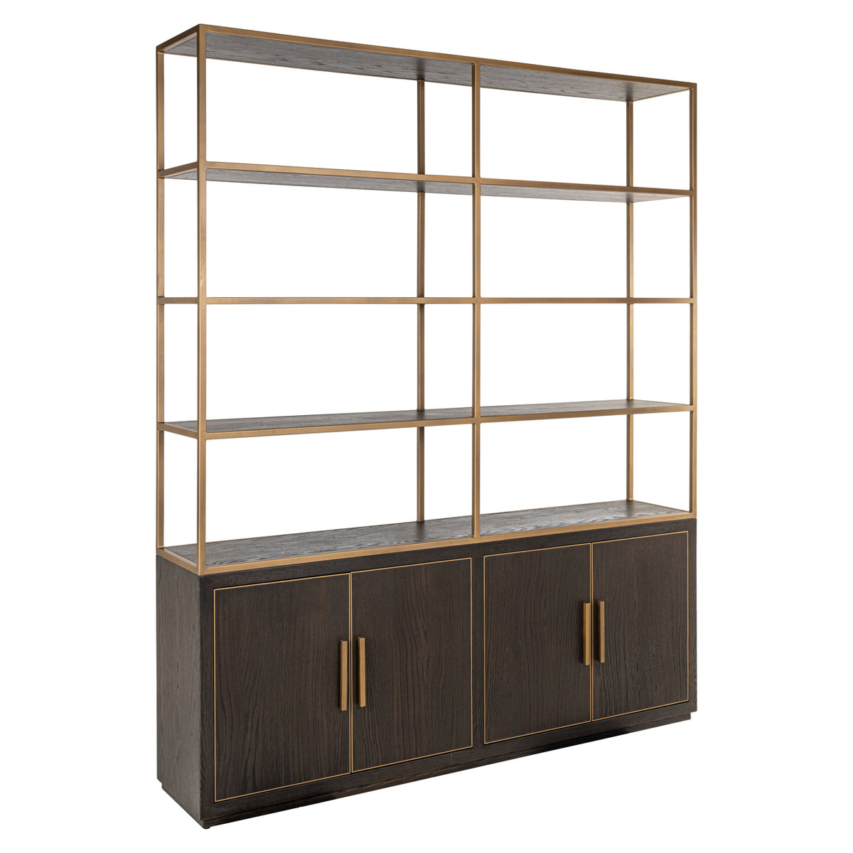 Display cabinet Carter brown large 4-doors