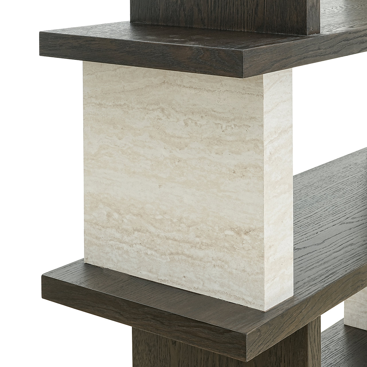 Display cabinet Waldorf 4-shelves (Brown)