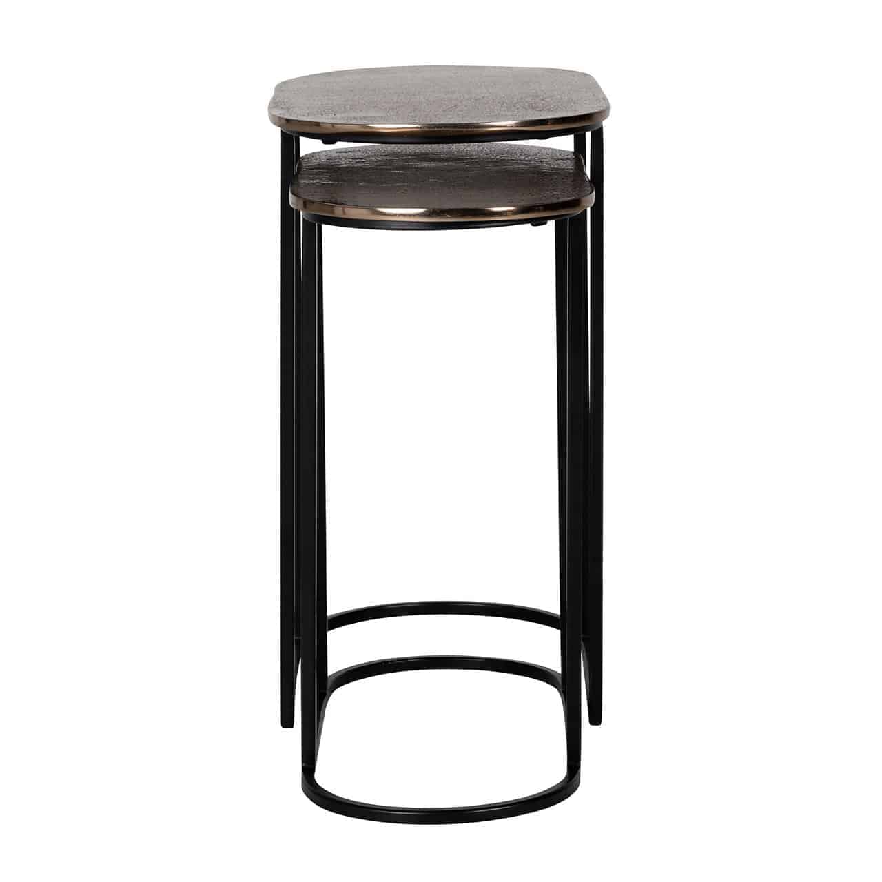 End table Chandon set of 2 (Champagne gold)