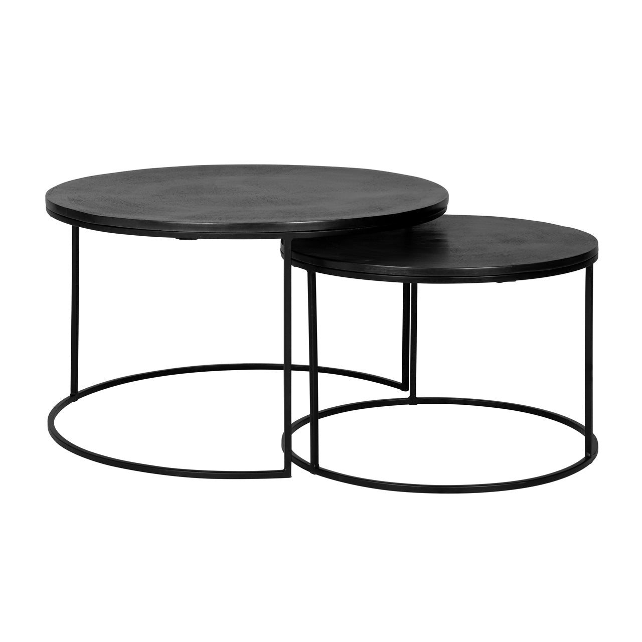 Salontafel Bolder set van 2 (Zwart)