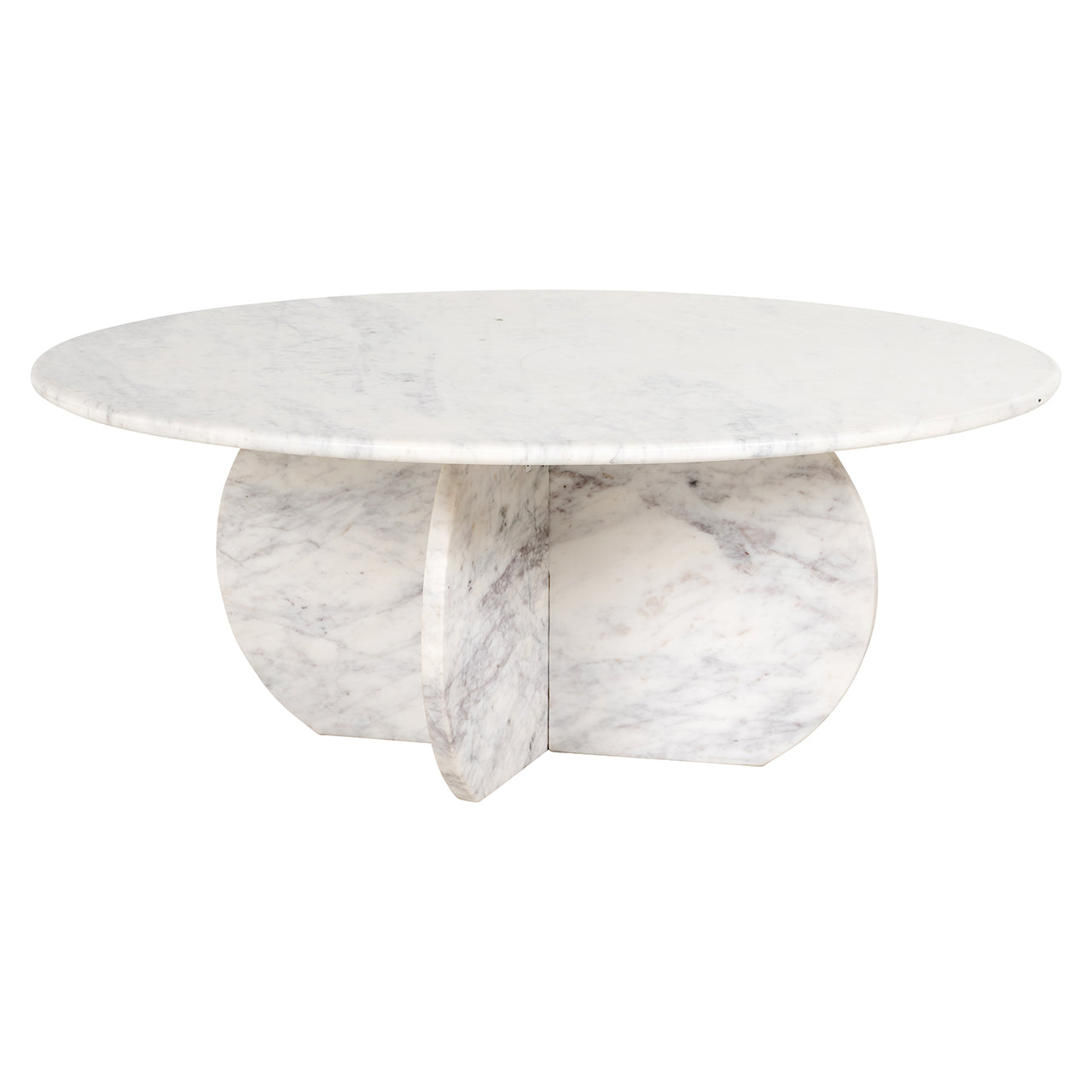 Salontafel Holmes 90Ø (Wit)