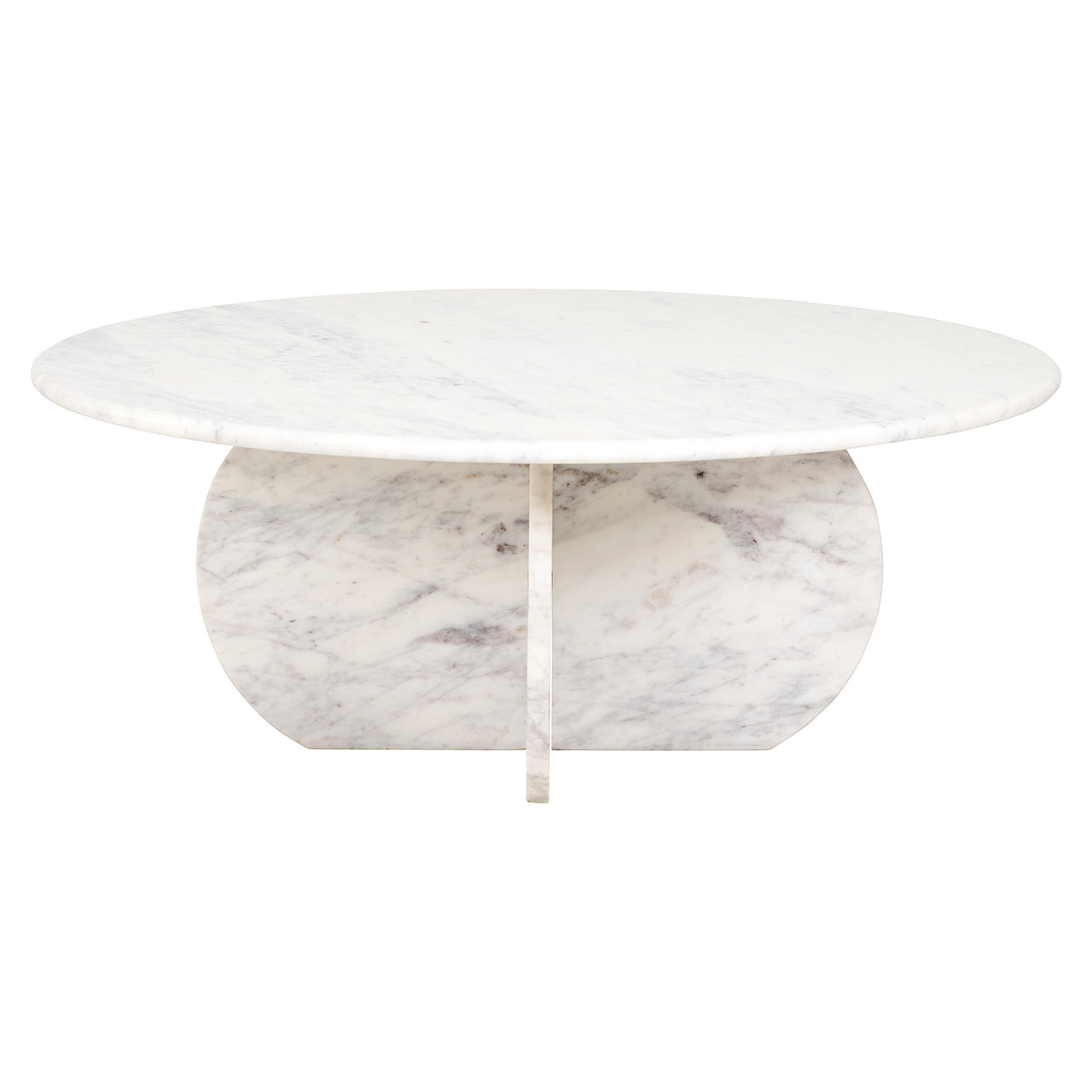 Salontafel Holmes 90Ø (Wit)
