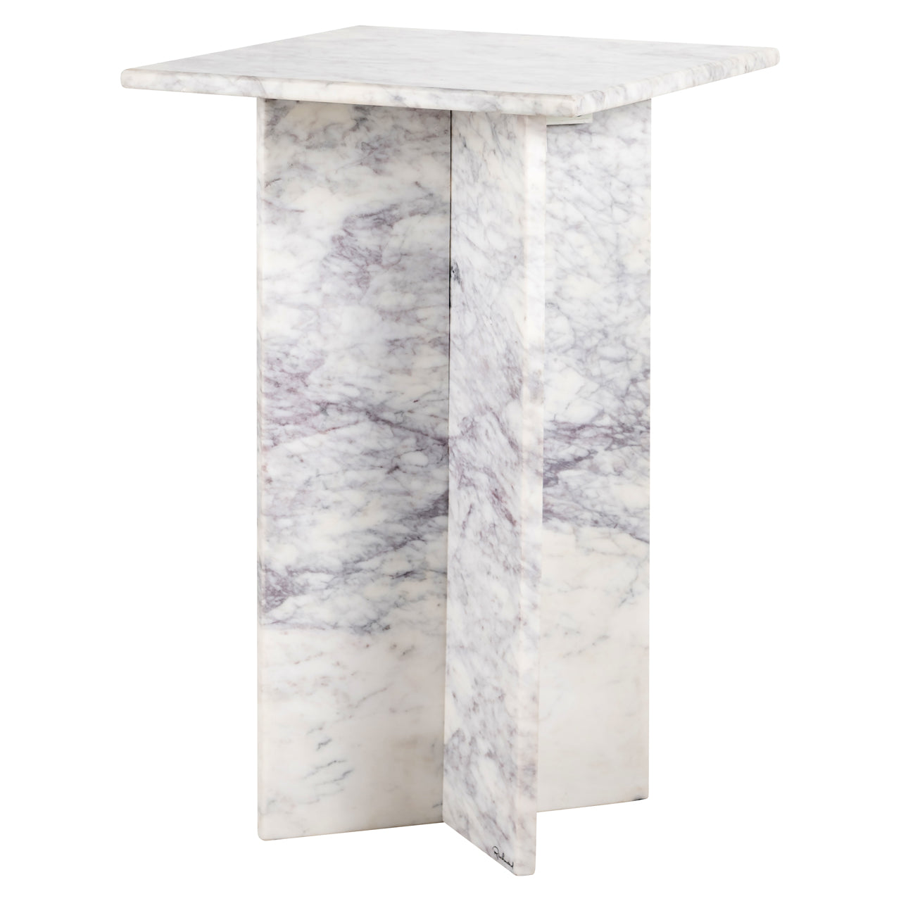 End table Holmes white