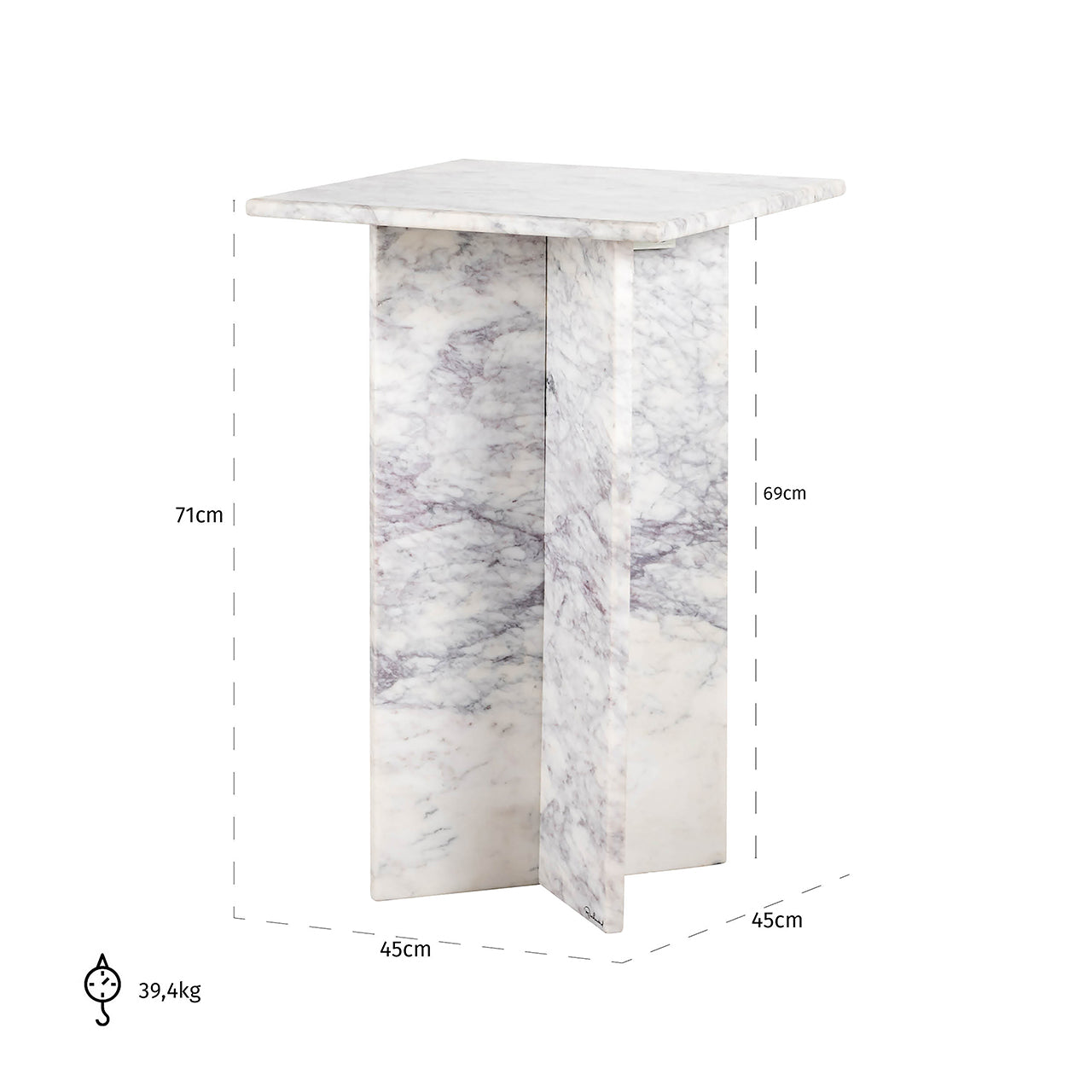 End table Holmes square