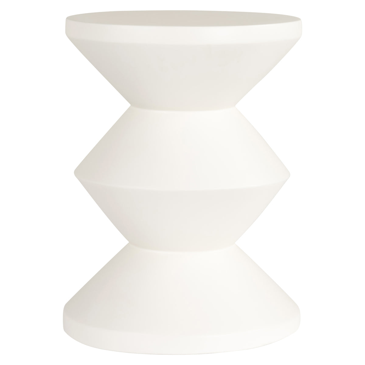 End table Bloomstone white 35Ø