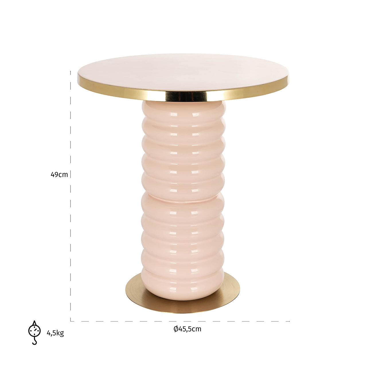 Bijzettafel Bonsai (Roze)