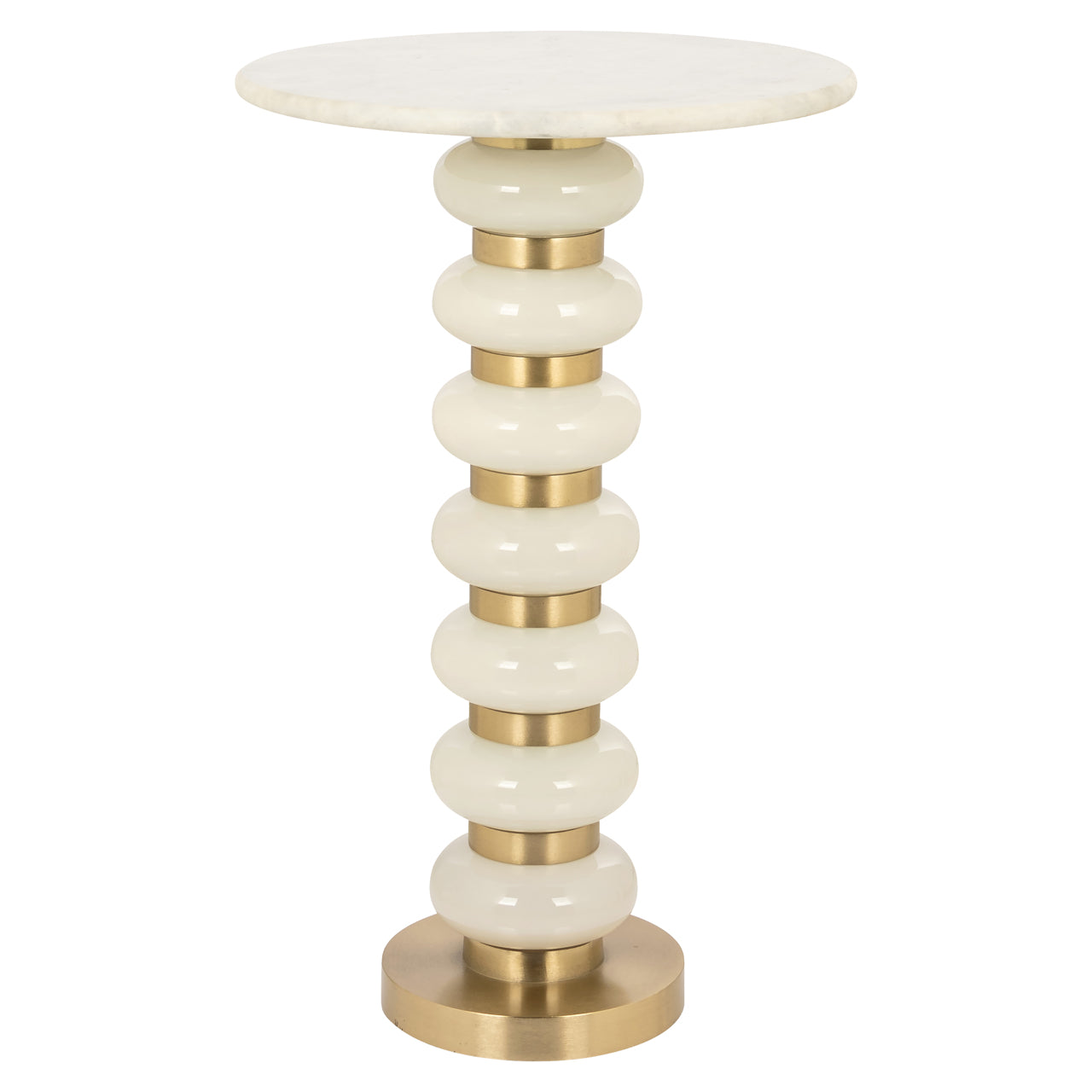 End table Barbara white