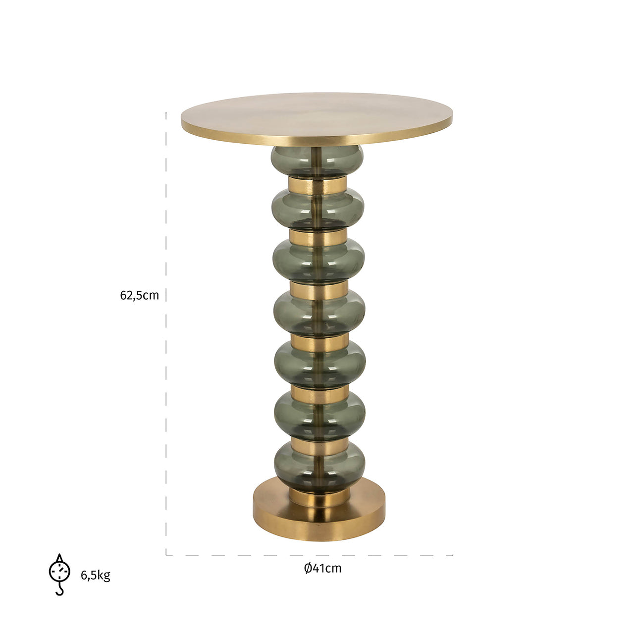 End table Bowiene green (Green)