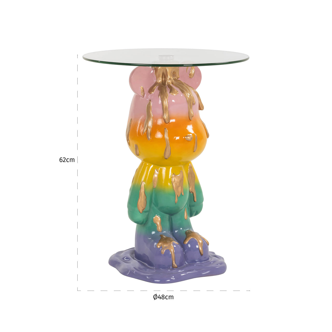 End table Ebba multicolor