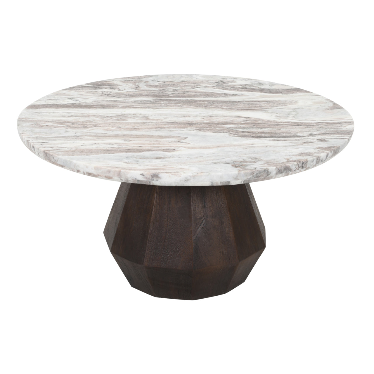 Coffee table Oberoy Blush beige 80Ø