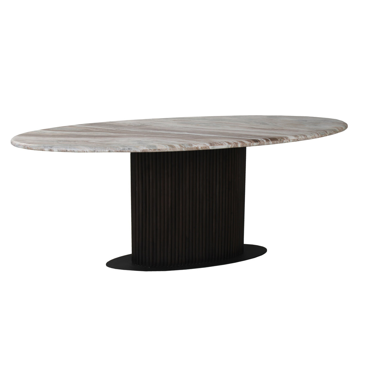 Dining table Rashford Blush beige oval 200
