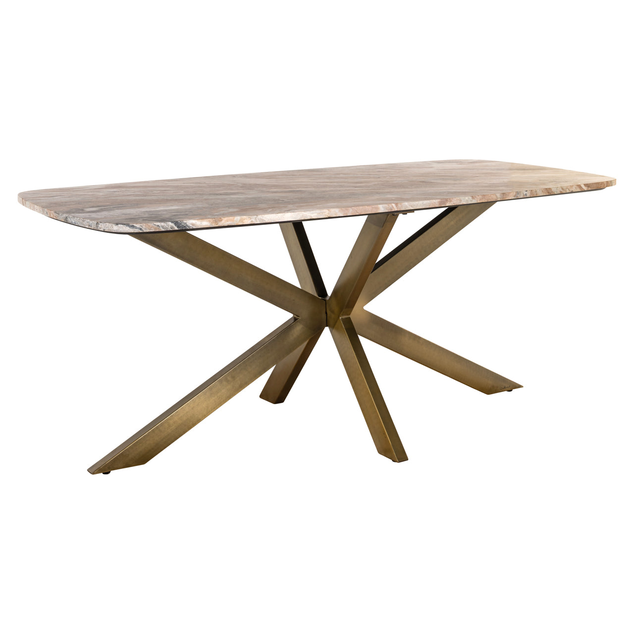 Dining table Bottega Blush beige danish oval 190