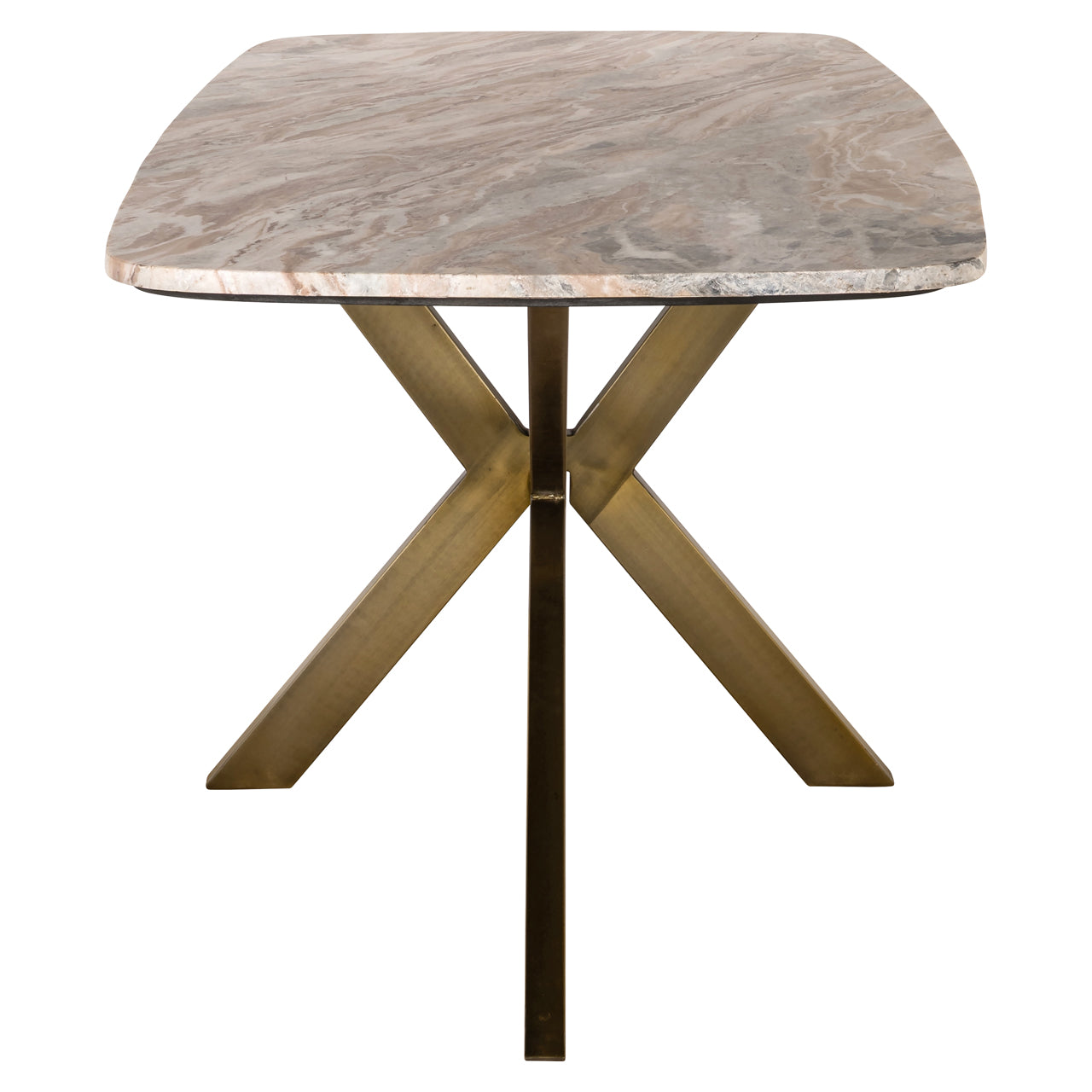 Dining table Bottega Blush beige danish oval 220
