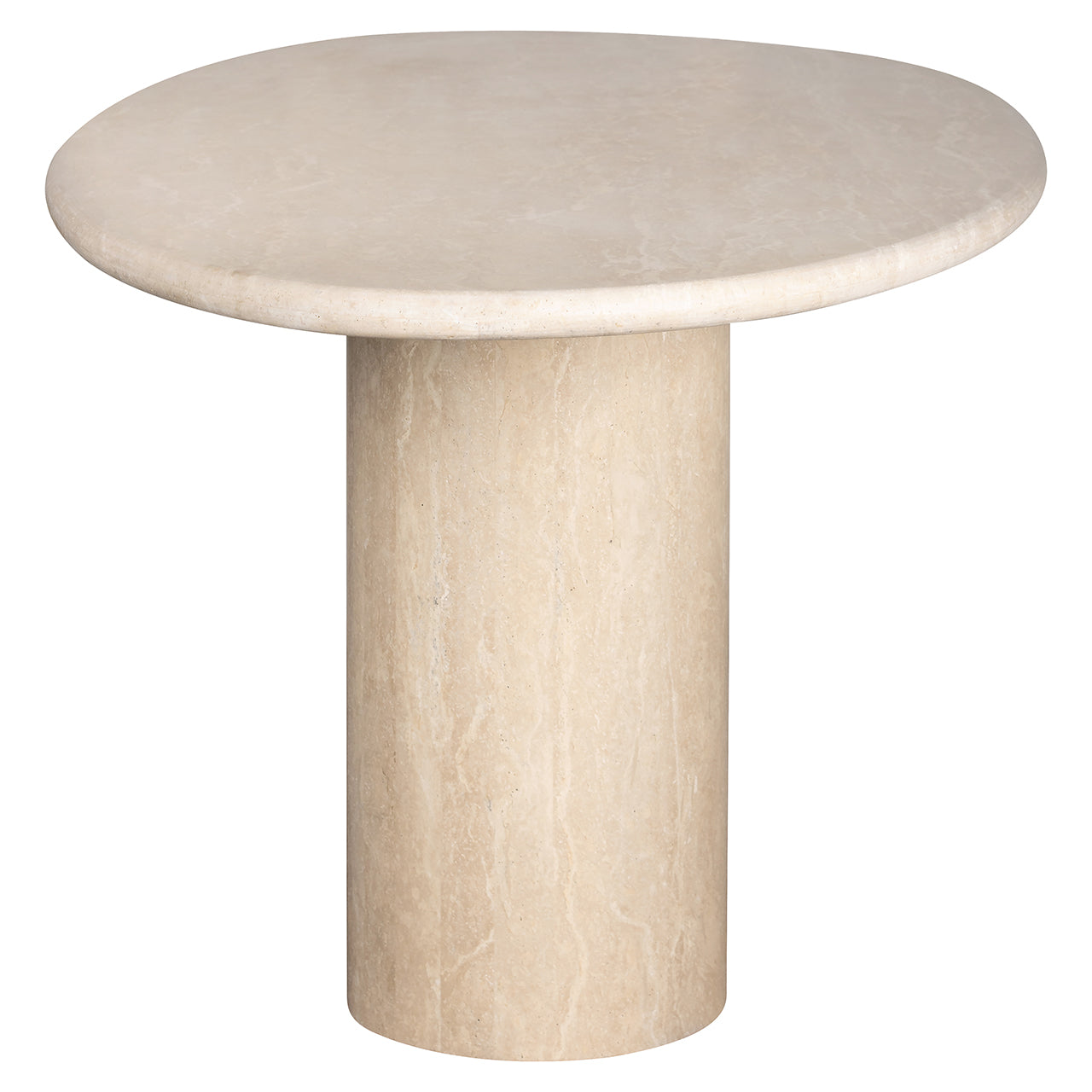 Esstisch Renaissance aus organischem italienischem Travertin (Beige)