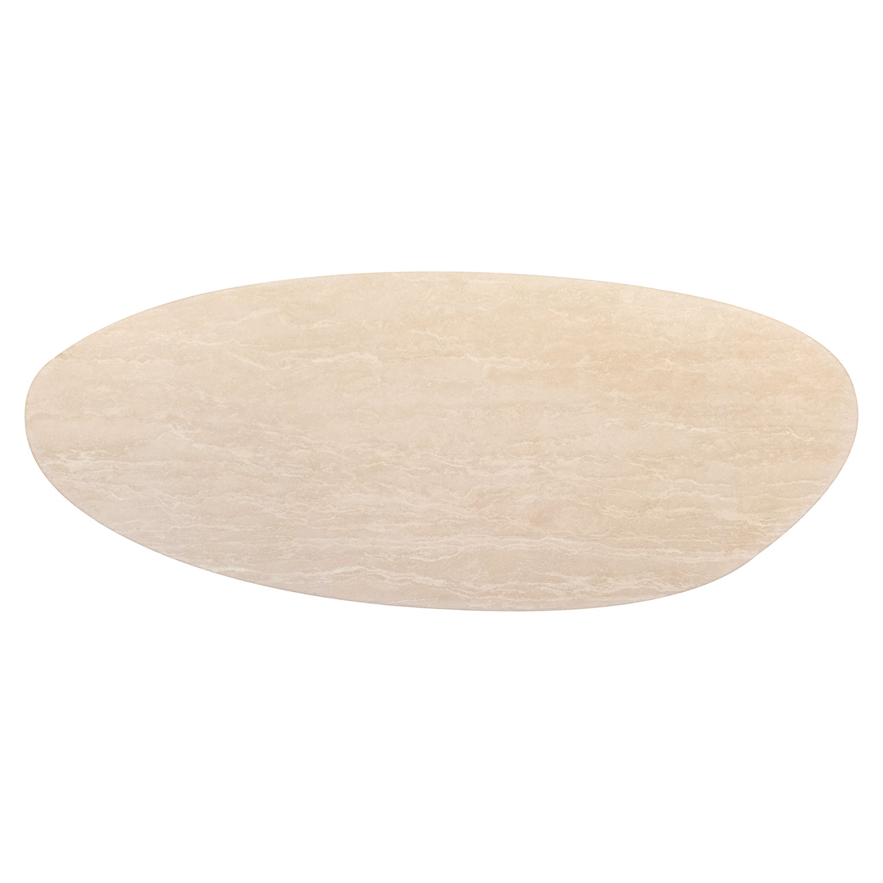Esstisch Renaissance aus organischem italienischem Travertin (Beige)