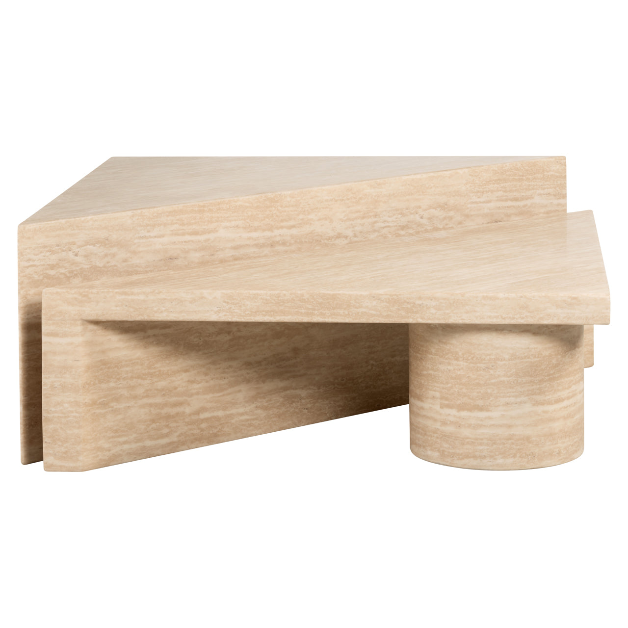 Coffee table Fictus beige (Set of 2)