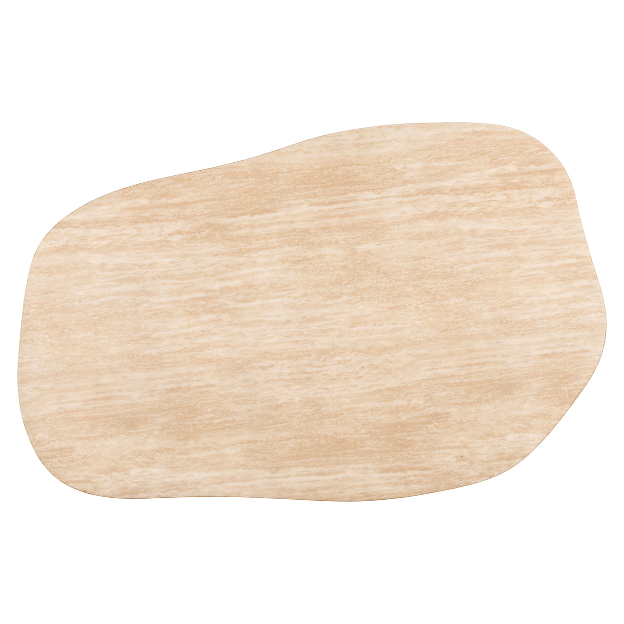 Salontafel Fictus 125 imitatie travertijn (beige)