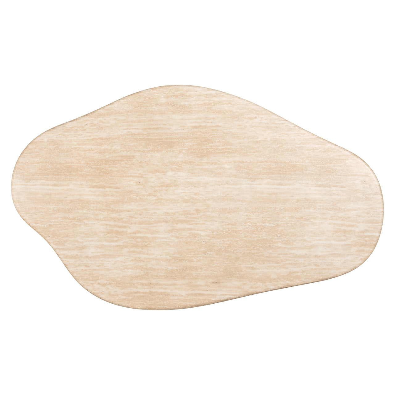 Salontafel Fictus 130 imitatie travertijn (Beige)