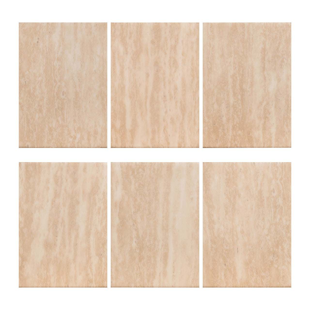 Dining table Fictus 240 faux travertine (Beige)