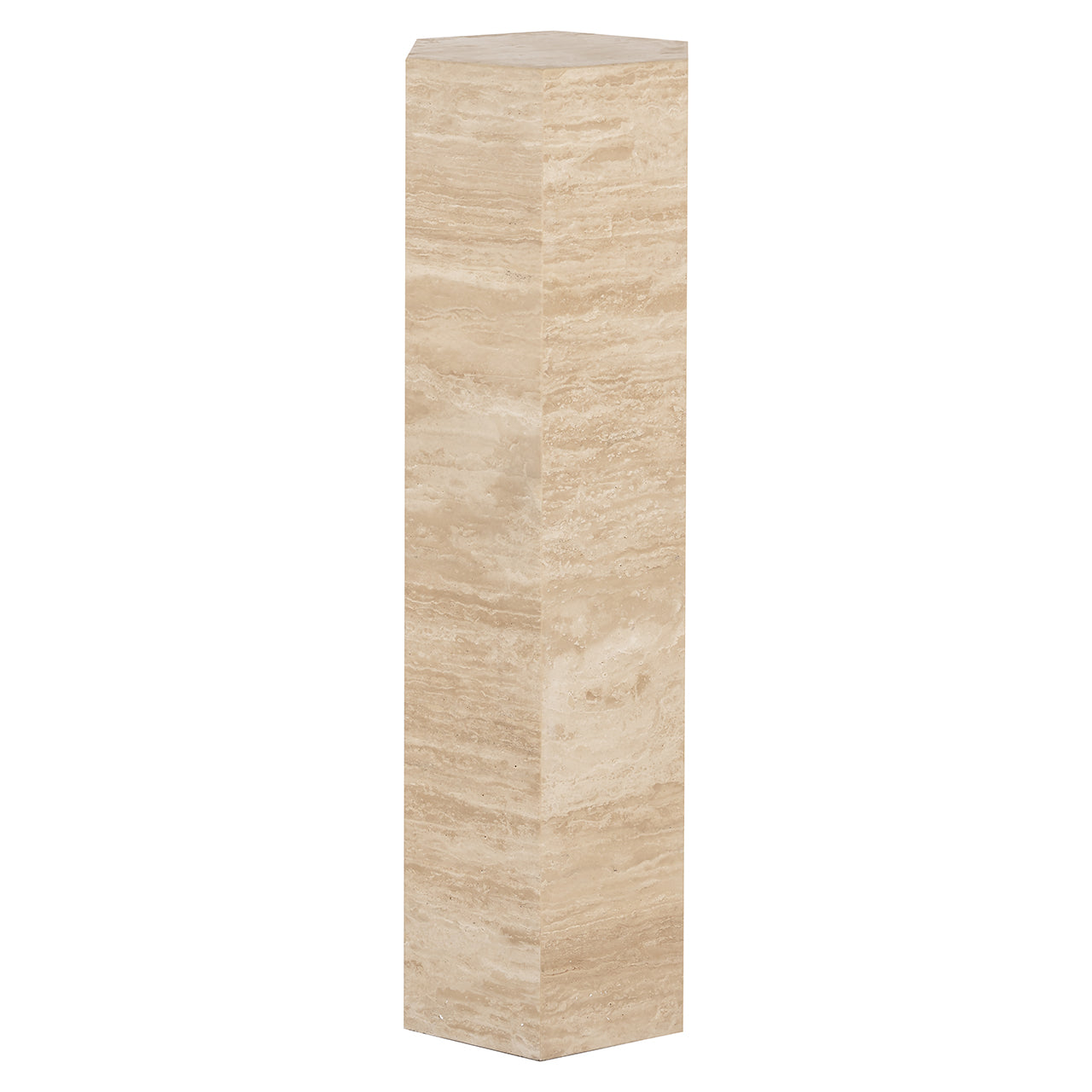 Kolom Vespin natuurlijke beige travertijn (Beige)