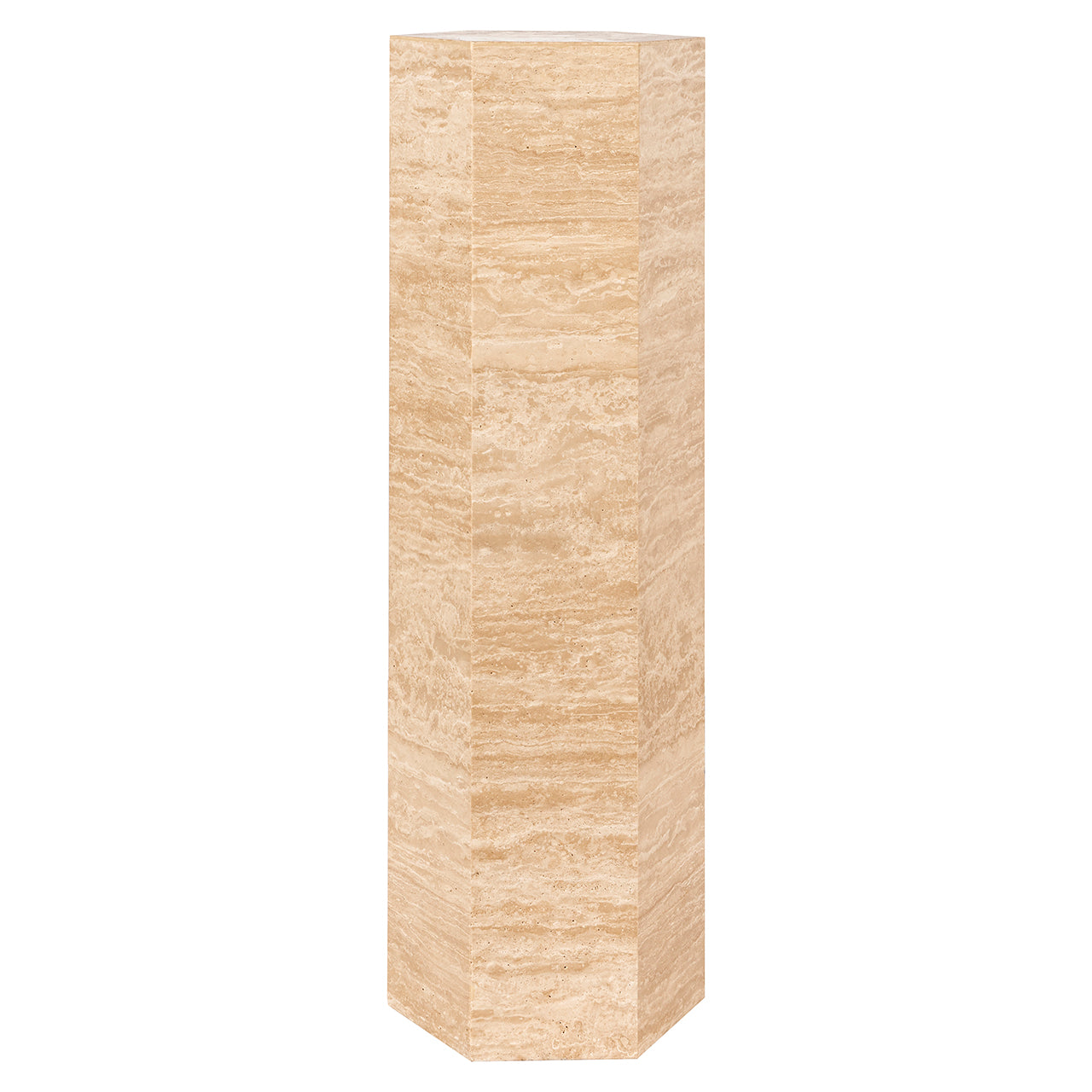 Kolom Vespin natuurlijke beige travertijn (Beige)