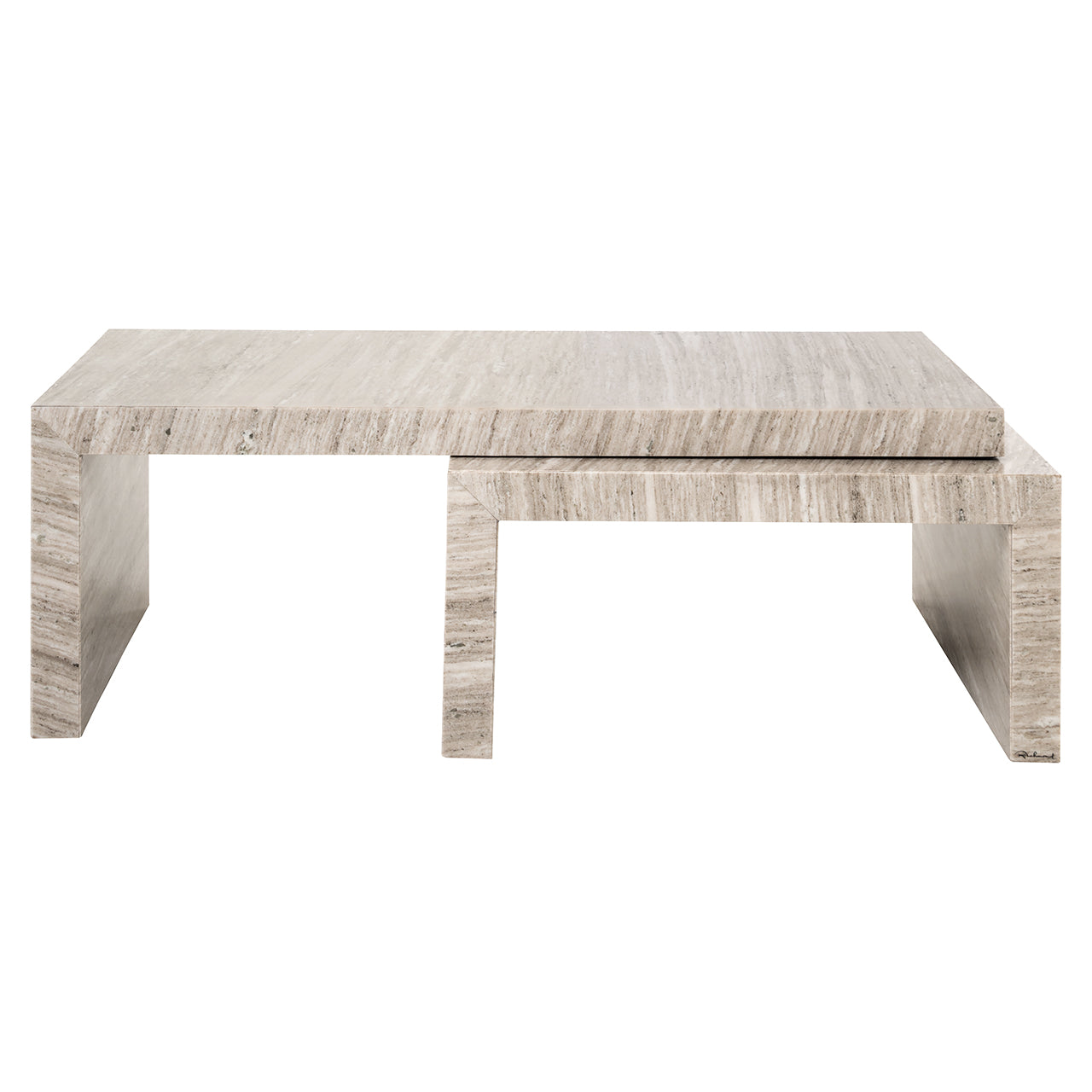 Salontafel Novaz set van 2 (zand)