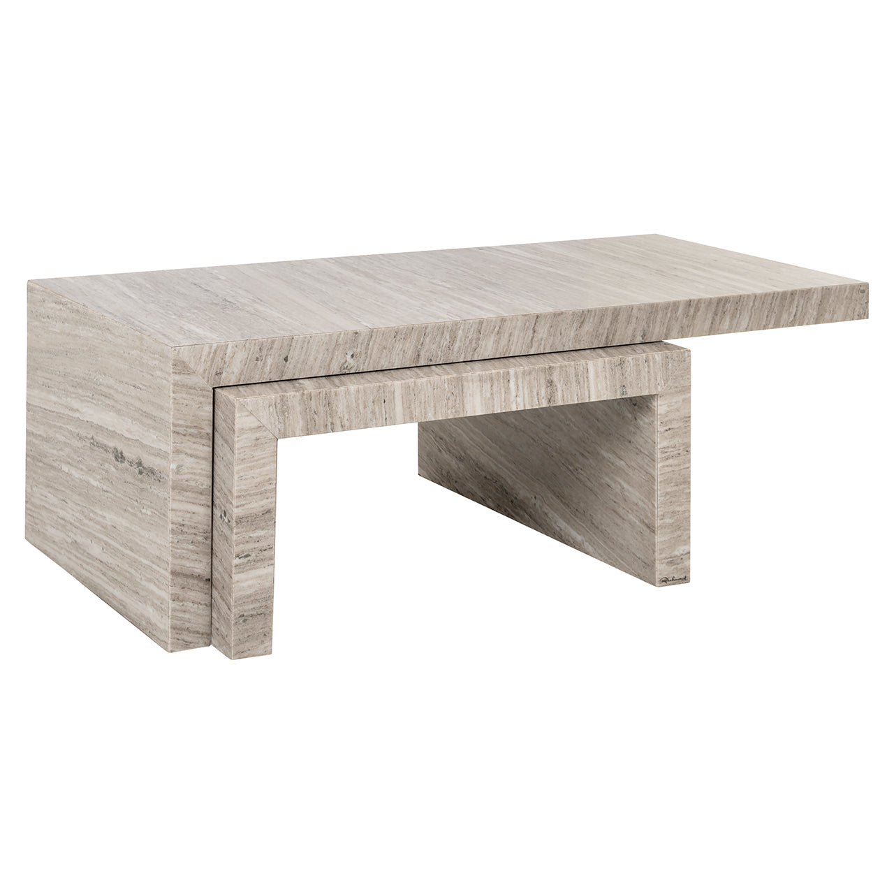 Salontafel Novaz set van 2 (zand)