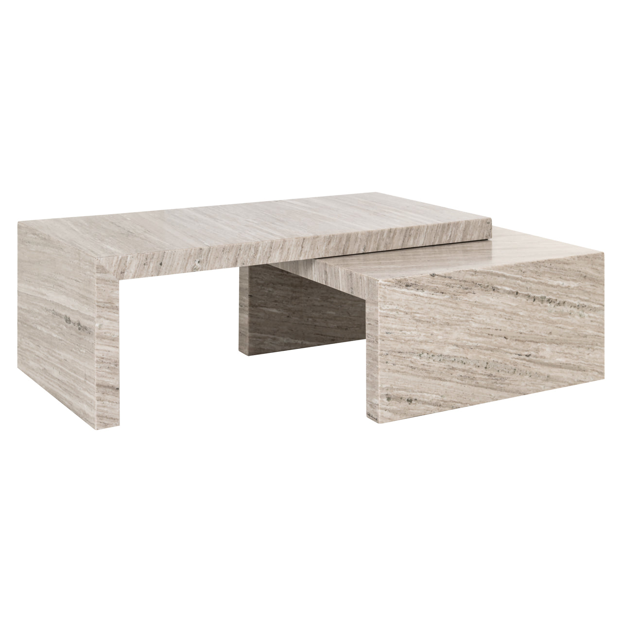 Coffee table Novaz sand (Set of 2)