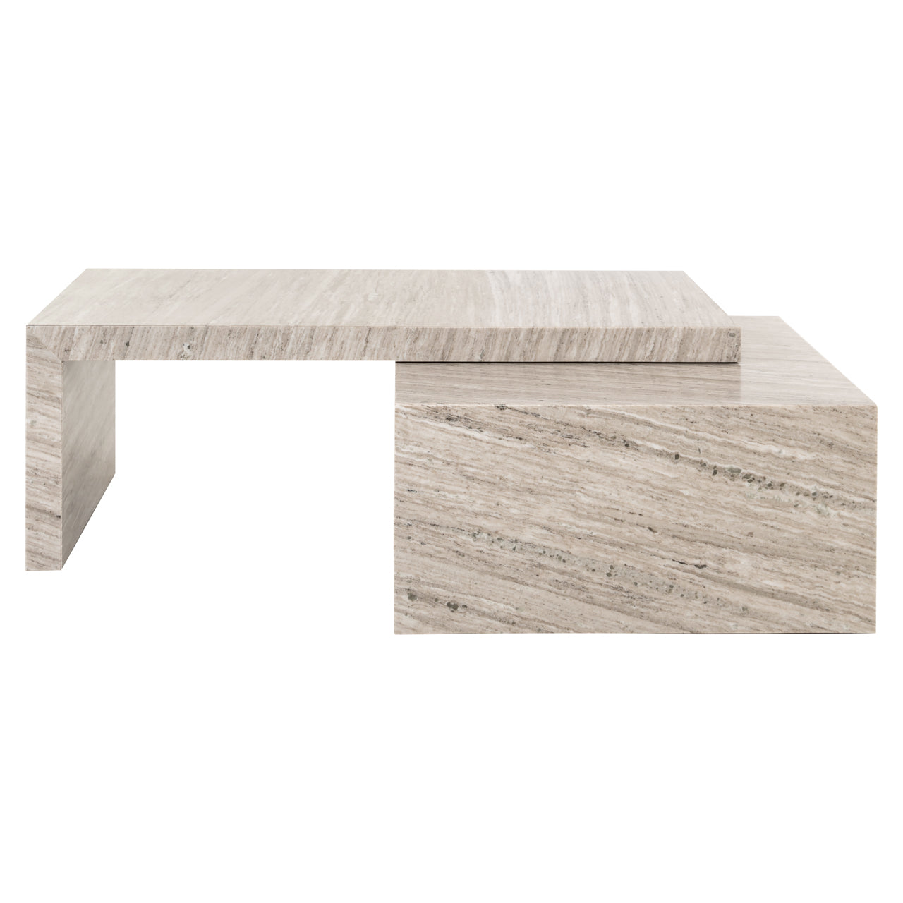 Coffee table Novaz sand (Set of 2)