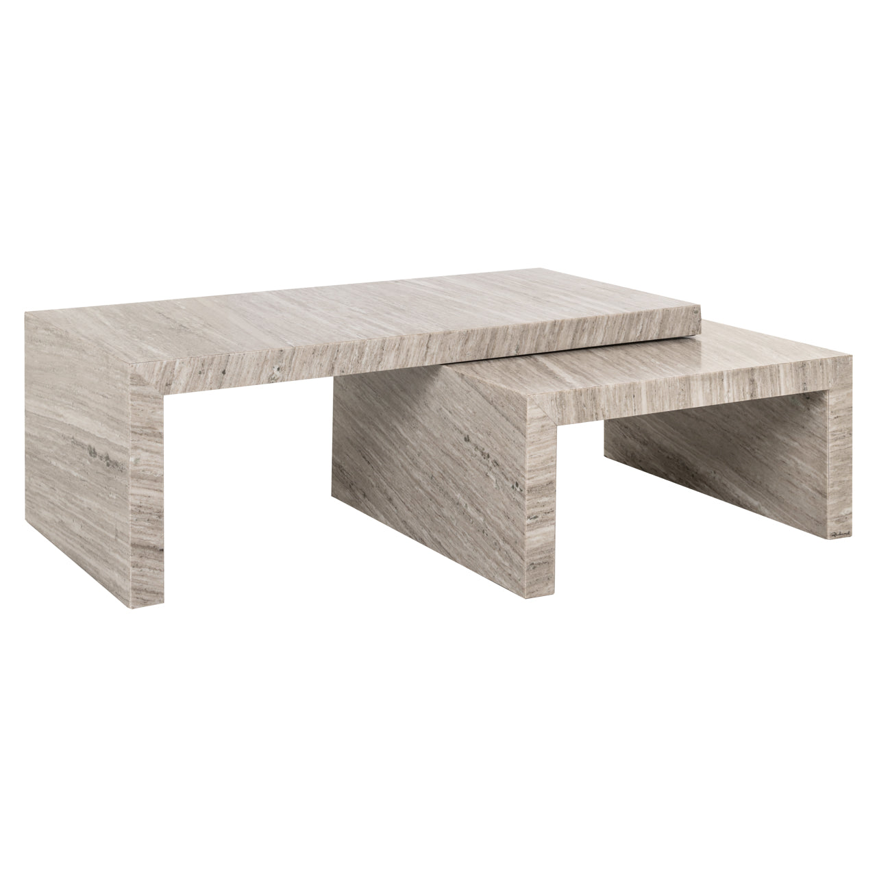 Coffee table Novaz sand (Set of 2)