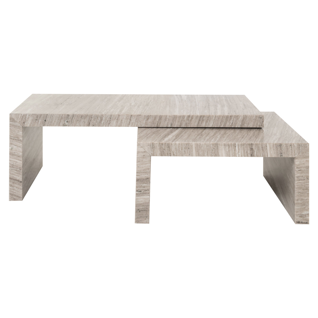 Coffee table Novaz sand (Set of 2)