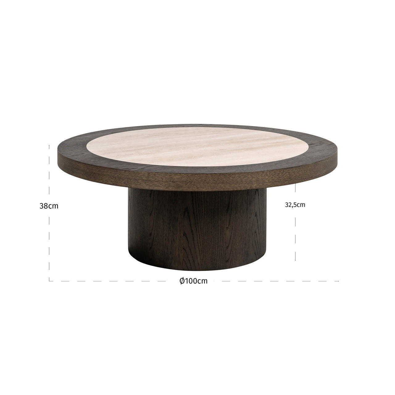 Coffee table Nando brown