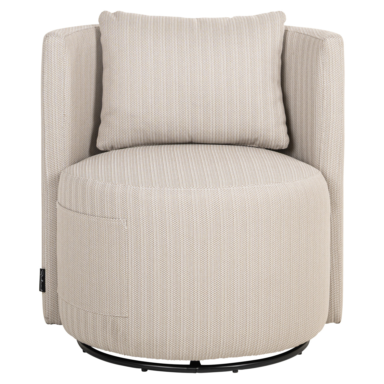 Outdoor dining chair Marlin beige swivel